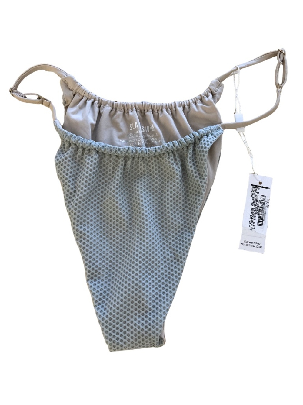 Slate Swim Rain Bikini Bottom XL In Glacier